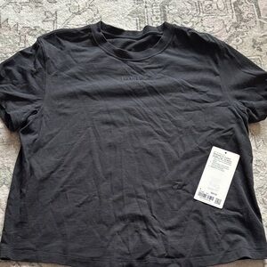 Lululemon Embroidered cotton tee